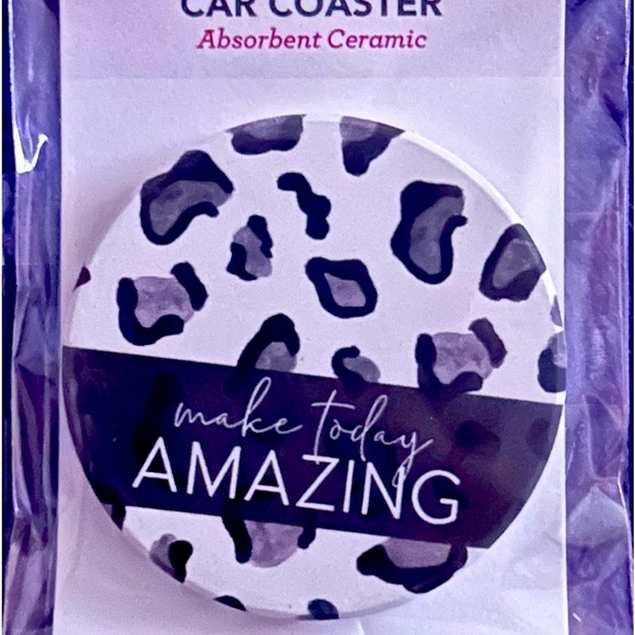 Car Coaster 🚗 Absorbent Ceramic! -NWT⭐️ - Picture 1 of 1